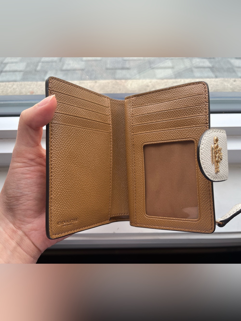 Coach Pebbled Leather Wallet - Picture 6 of 7